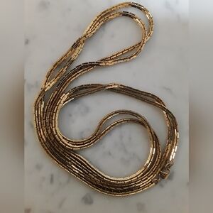 Monet  Pat  Pending Elegant Gold Necklace